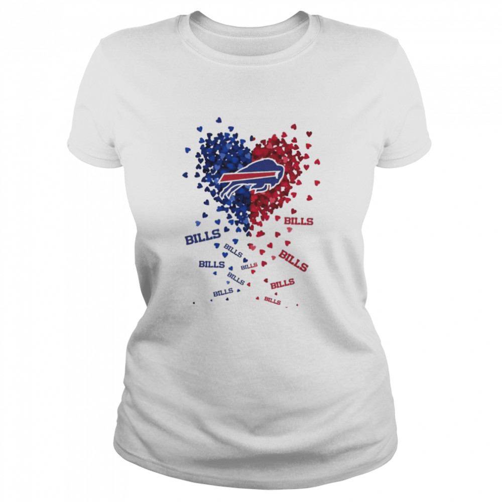 Women's Buffalo Bills Soft as a Grape Royal Maternity Football Fever V-Neck  T-Shirt