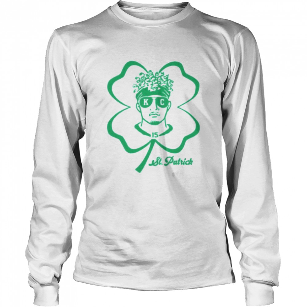 St. Patrick Shamrock Patrick Mahomes Kansas City Chiefs T-Shirt - TeeNavi