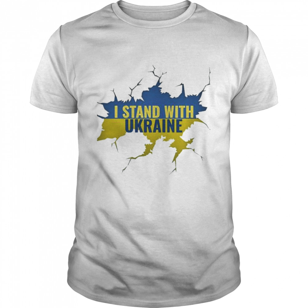 Stand with ukraine no war shirt Classic Men's T-shirt