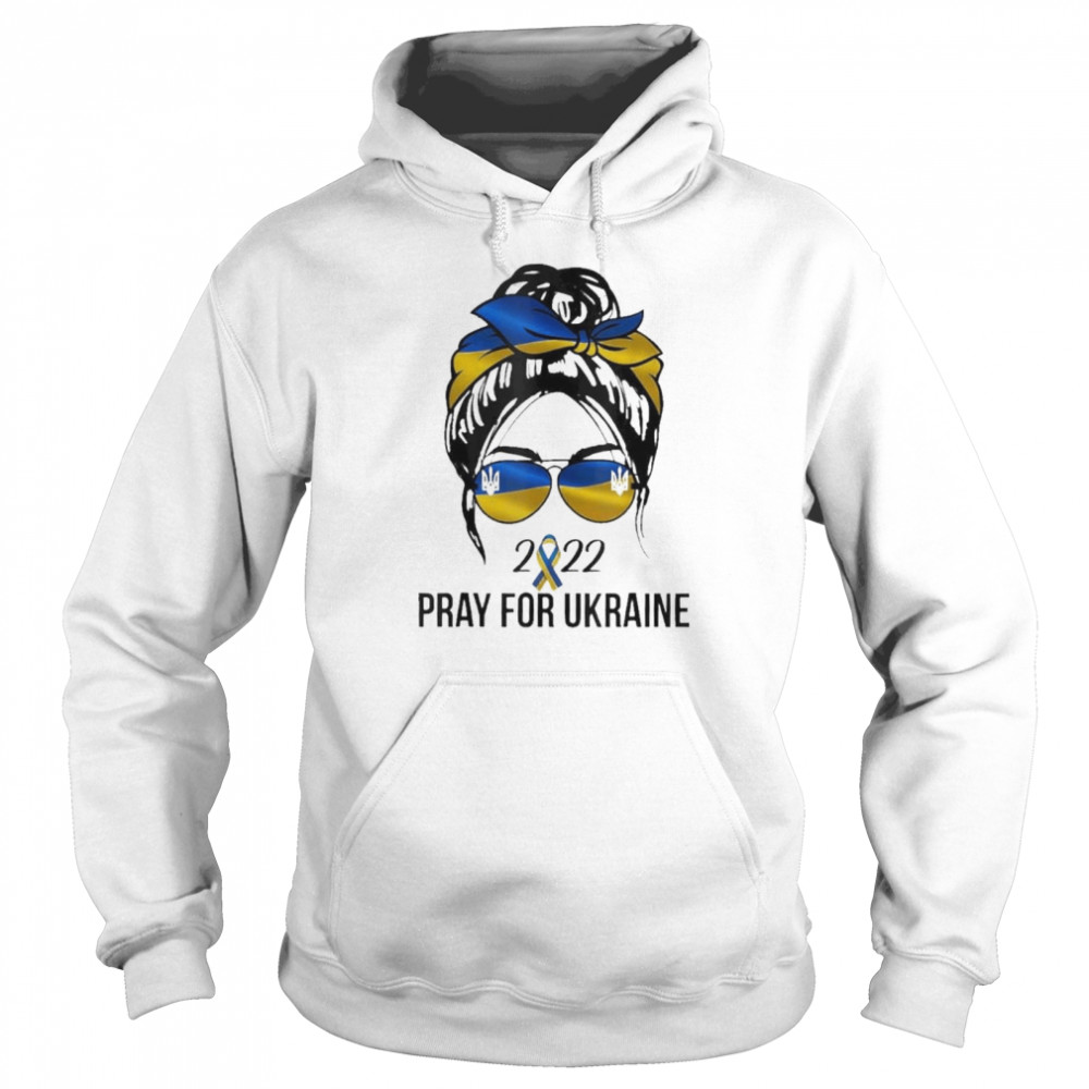 Ukraine Pride Women Pray For Ukraine Ukrainian Flag shirt Unisex Hoodie