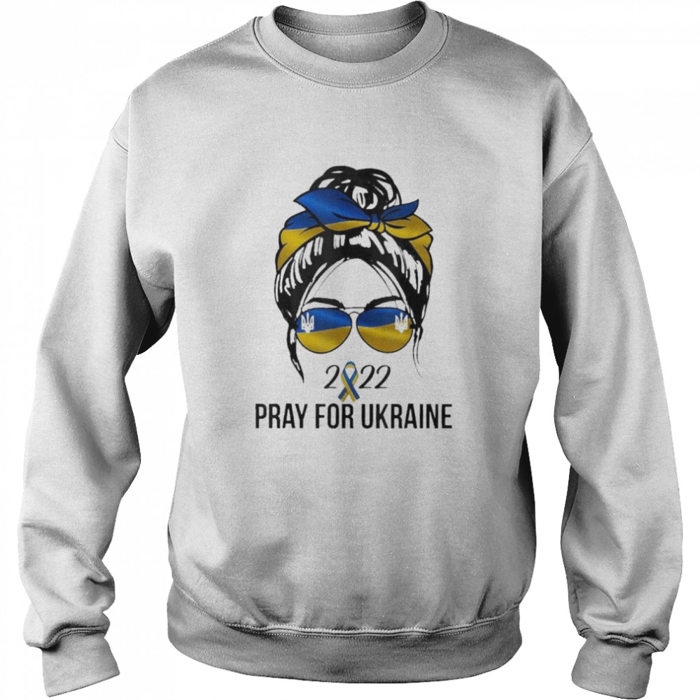 Ukraine Pride Women Pray For Ukraine Ukrainian Flag shirt Unisex Sweatshirt