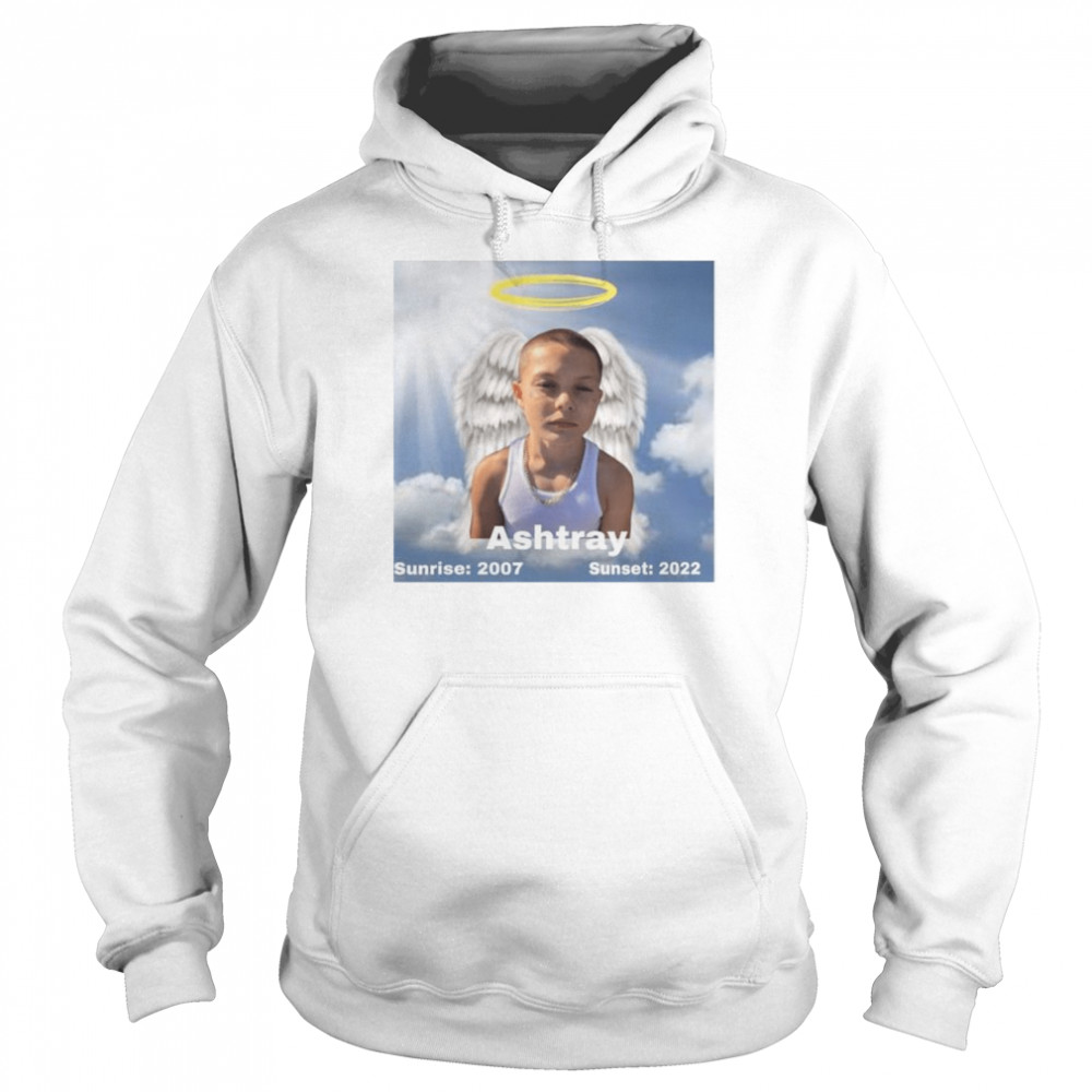 Ashtray Sunrise 2017 Sunset 2022 T- Rest In Peace Ashtray Javon Walton T- Unisex Hoodie