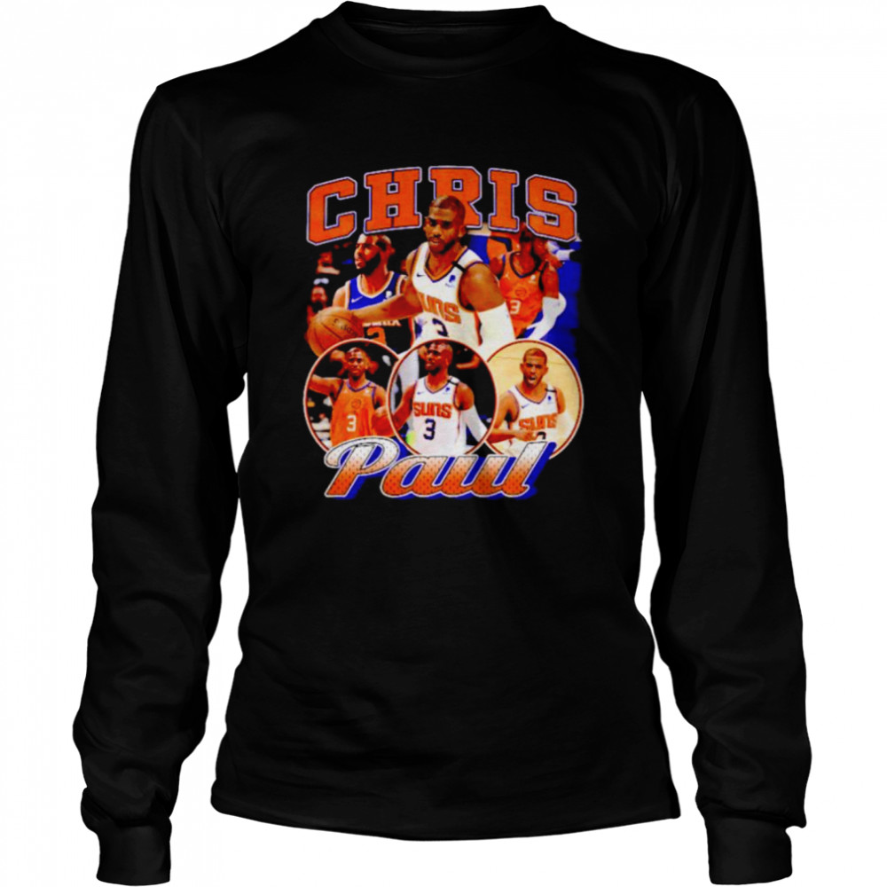 Chris Paul NBA Phoenix Suns shirt Long Sleeved T-shirt