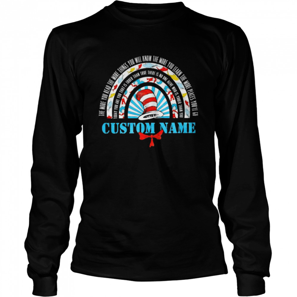 Dr seuss custom name shirt Long Sleeved T-shirt