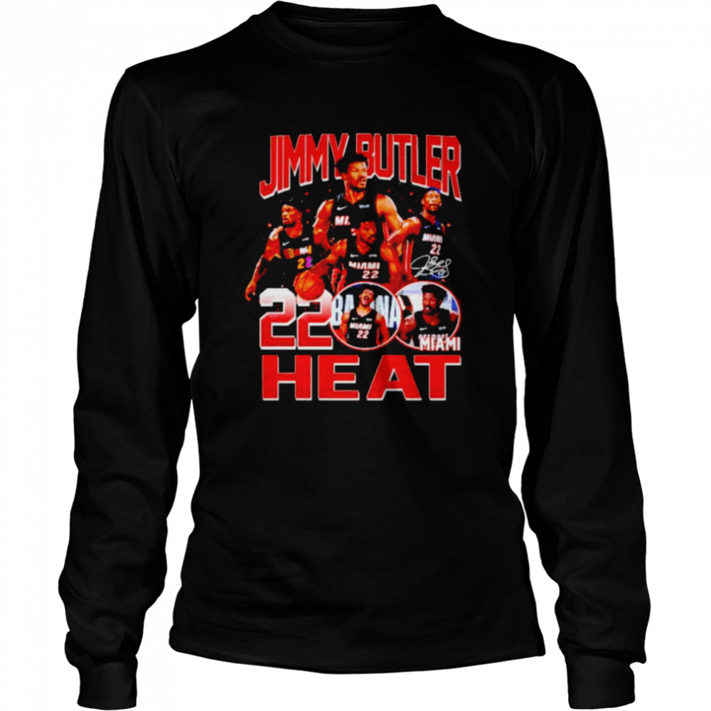 Jimmy Butler NBA Miami Heat shirt Long Sleeved T-shirt