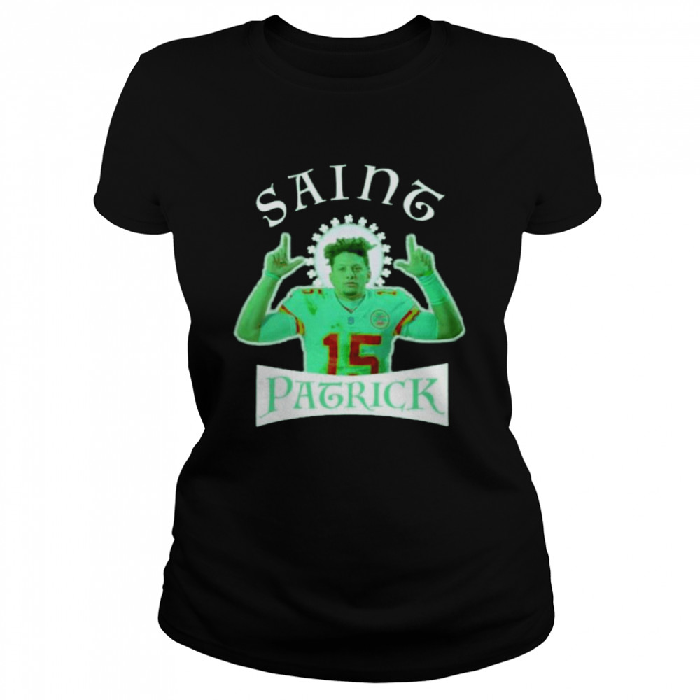 Kansas City Chiefs Patrick Mahomes saint patrick shirt Classic Women's T-shirt