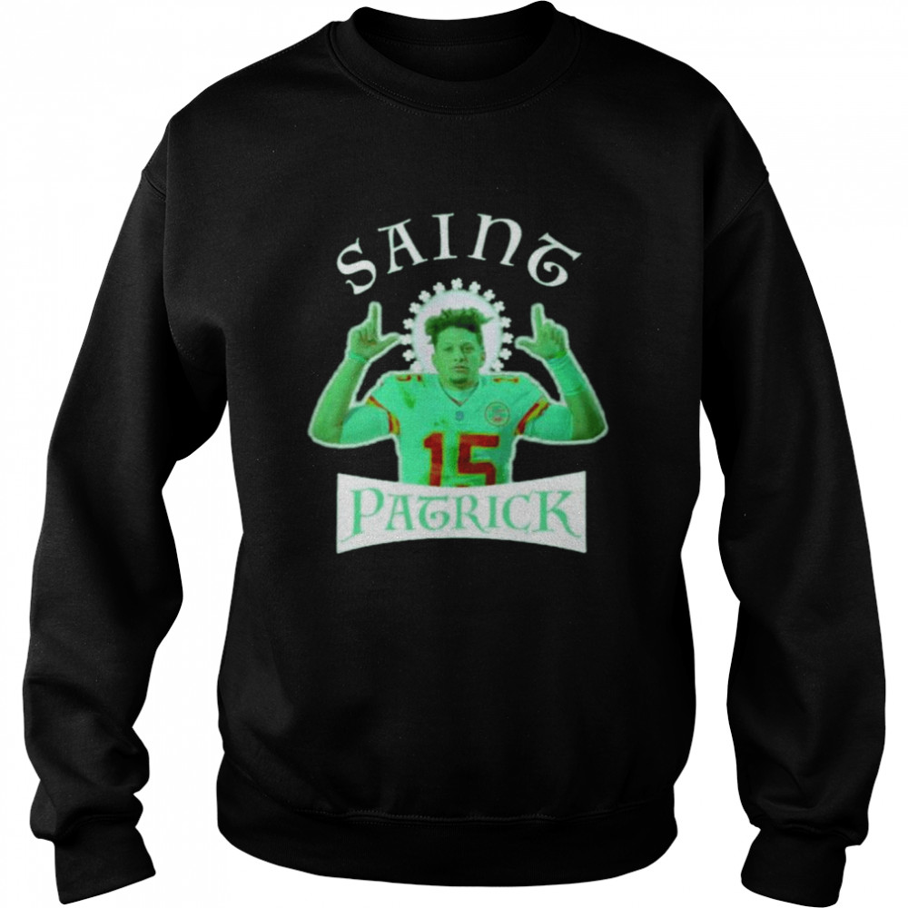 Kansas City Chiefs Patrick Mahomes saint patrick shirt Unisex Sweatshirt