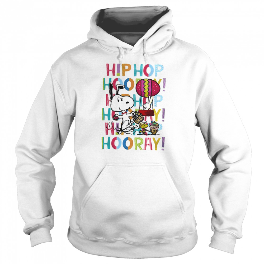 Snoopy And Woodstock Hip Hop Hooray T- Unisex Hoodie