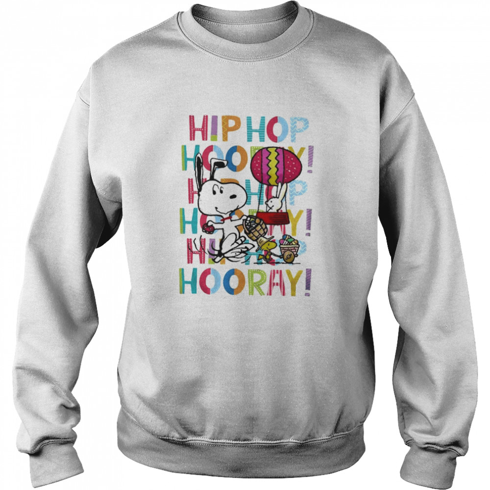 Snoopy And Woodstock Hip Hop Hooray T- Unisex Sweatshirt