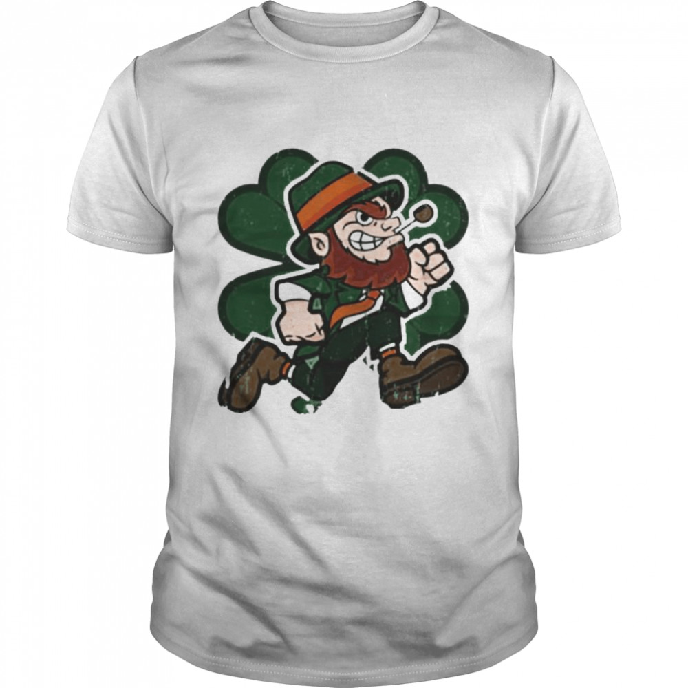 St Patrick’s day Leprechaun mascot shirt Classic Men's T-shirt