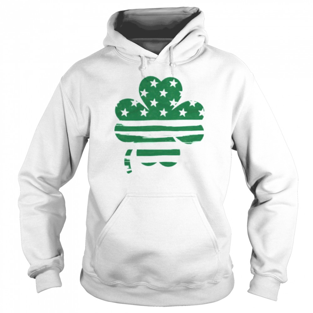 St Patrick’s day stars and stripes clover shirt Unisex Hoodie