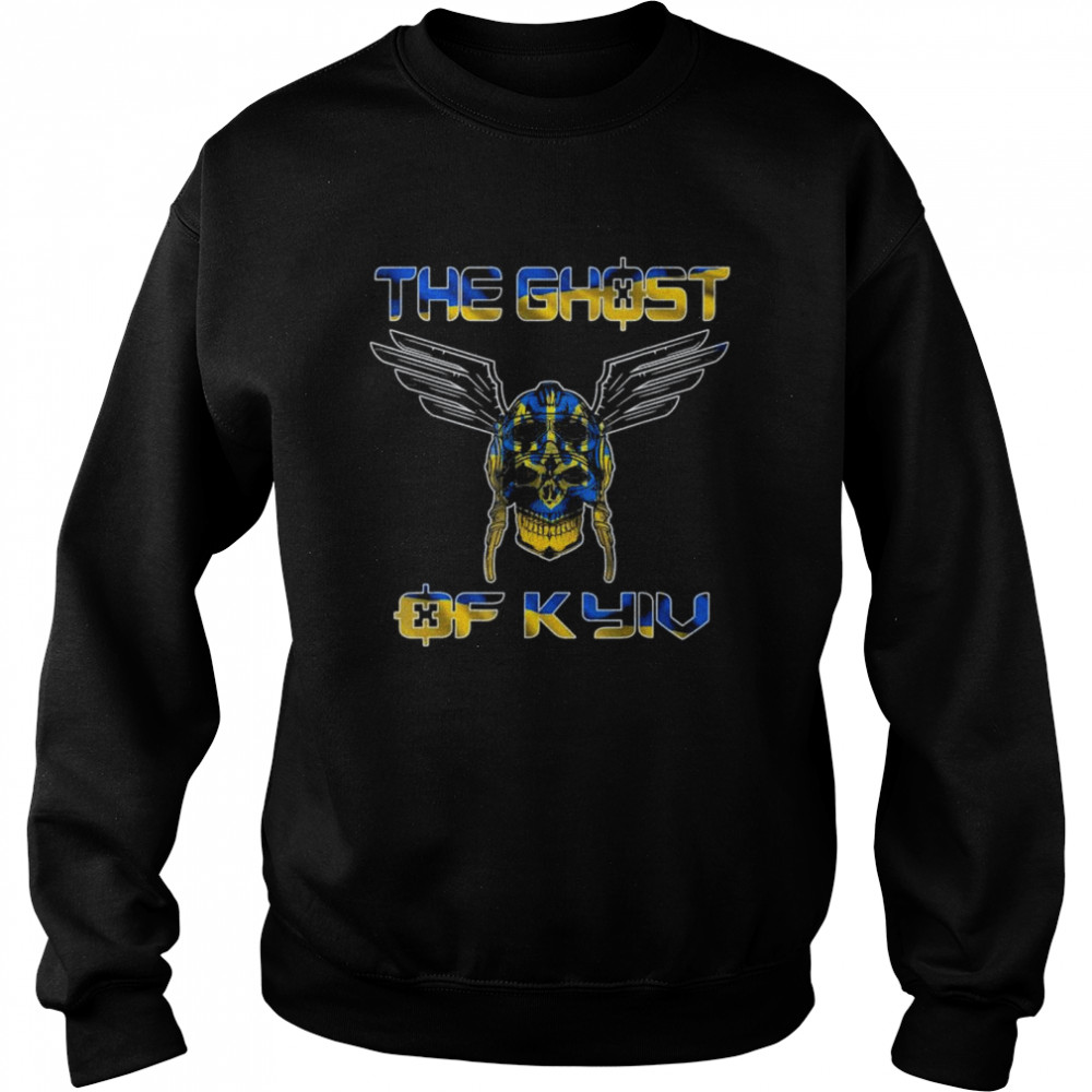 The Ghost of Kyiv, Stand With Ukraine Ukrainian Flag Unisex Sweatshirt