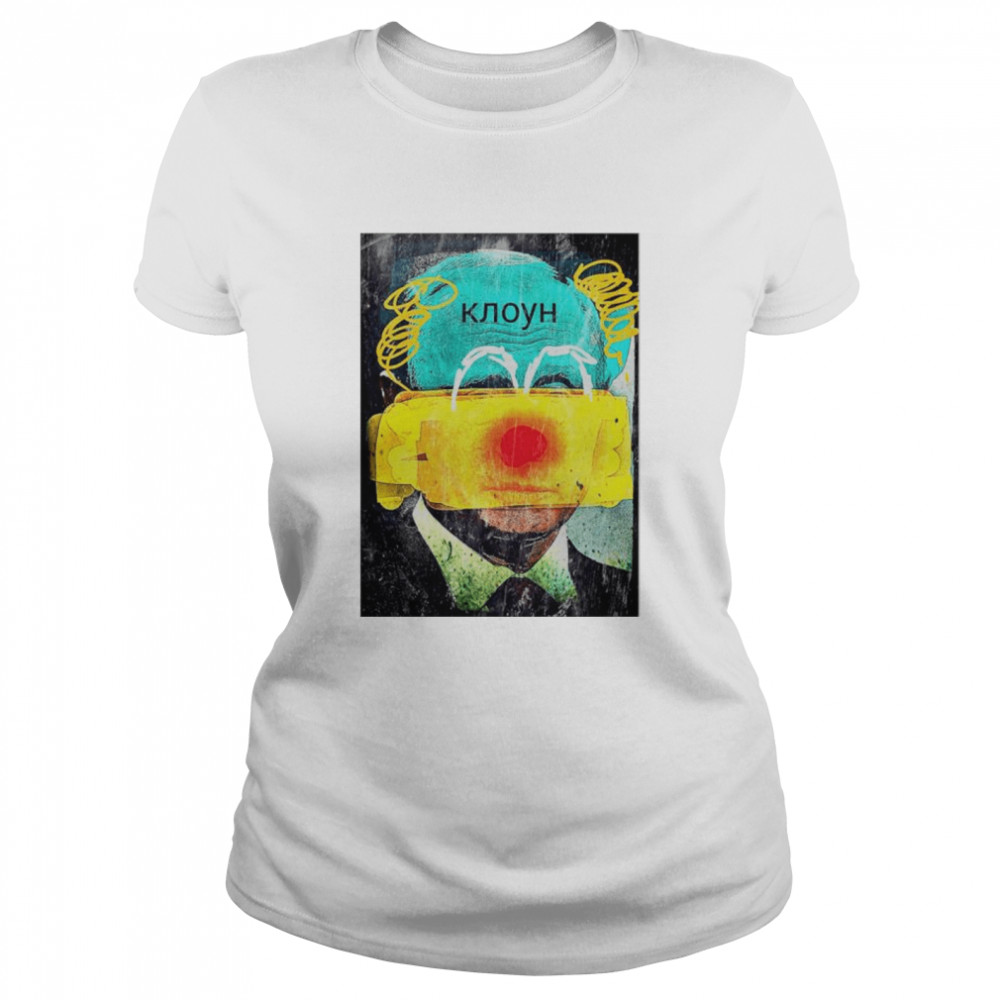 Vladimir Putin Clown funny graphic shirt Classic Women's T-shirt