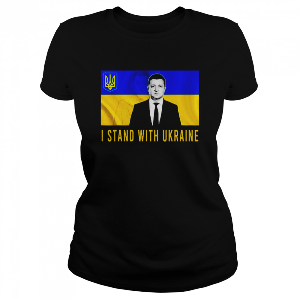 Volodymyr Zelensky Not All Heroes Wear Capes Support Ukraine Classic Women's T-shirt