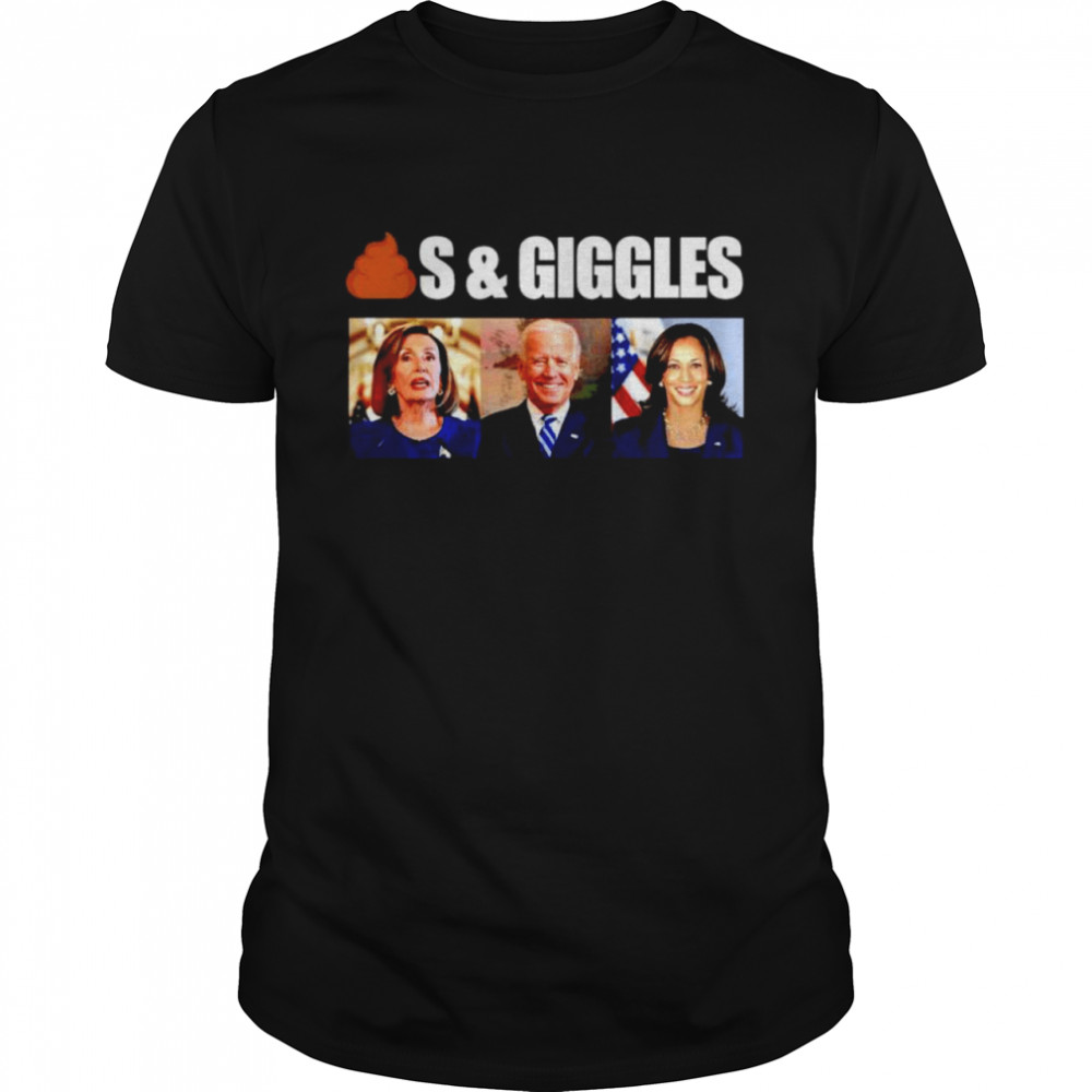 Biden Kamala Harris Shit And Giggles Classic Men's T-shirt