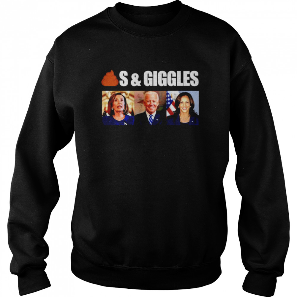 Biden Kamala Harris Shit And Giggles Unisex Sweatshirt