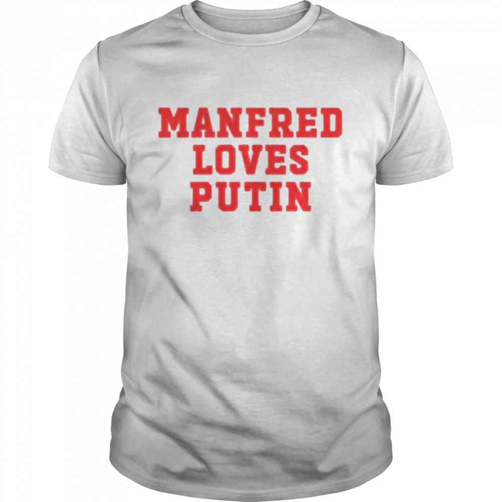 Manfred loves Putin shirt Classic Men's T-shirt