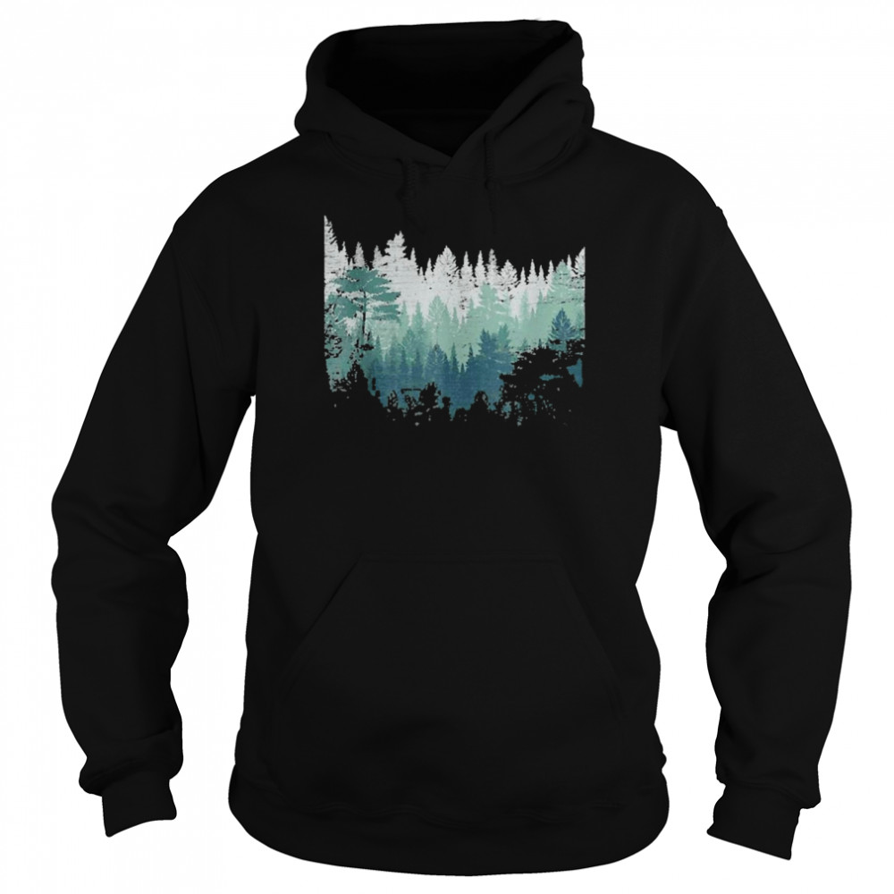 Night Nature Wildlife Trees Outdoor Forest Unisex Hoodie