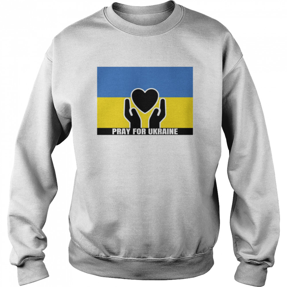 Pray For Ukraine Stop The War Yard Sign Unisex Sweatshirt