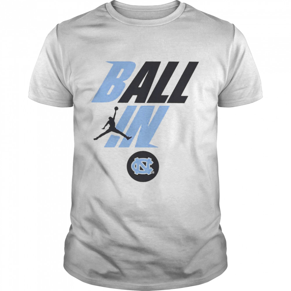 North Carolina Tar Heels Ball In Bench Shirt