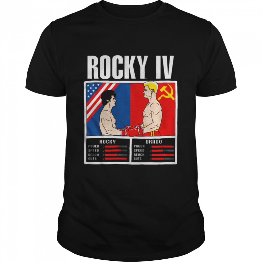 Rocky vs Drago Video Game Rocky IV shirt