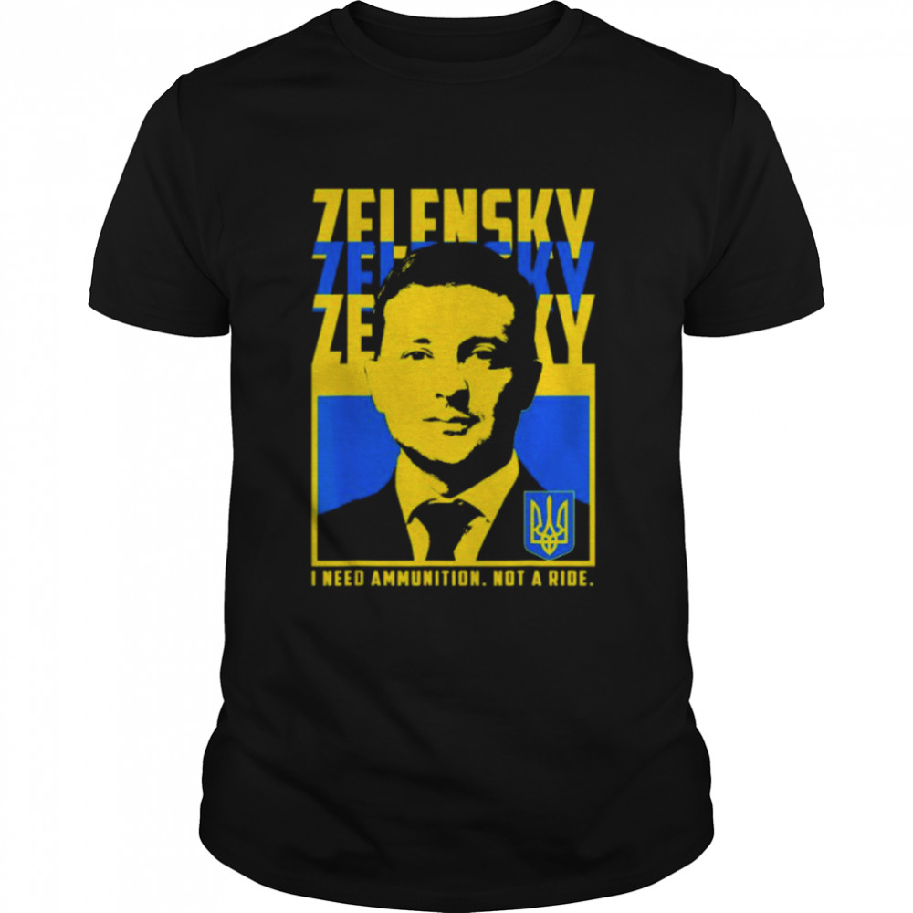 Volodymyr Zelensky Ukraine Ukrainian Flag Peace Ukraine T- Classic Men's T-shirt