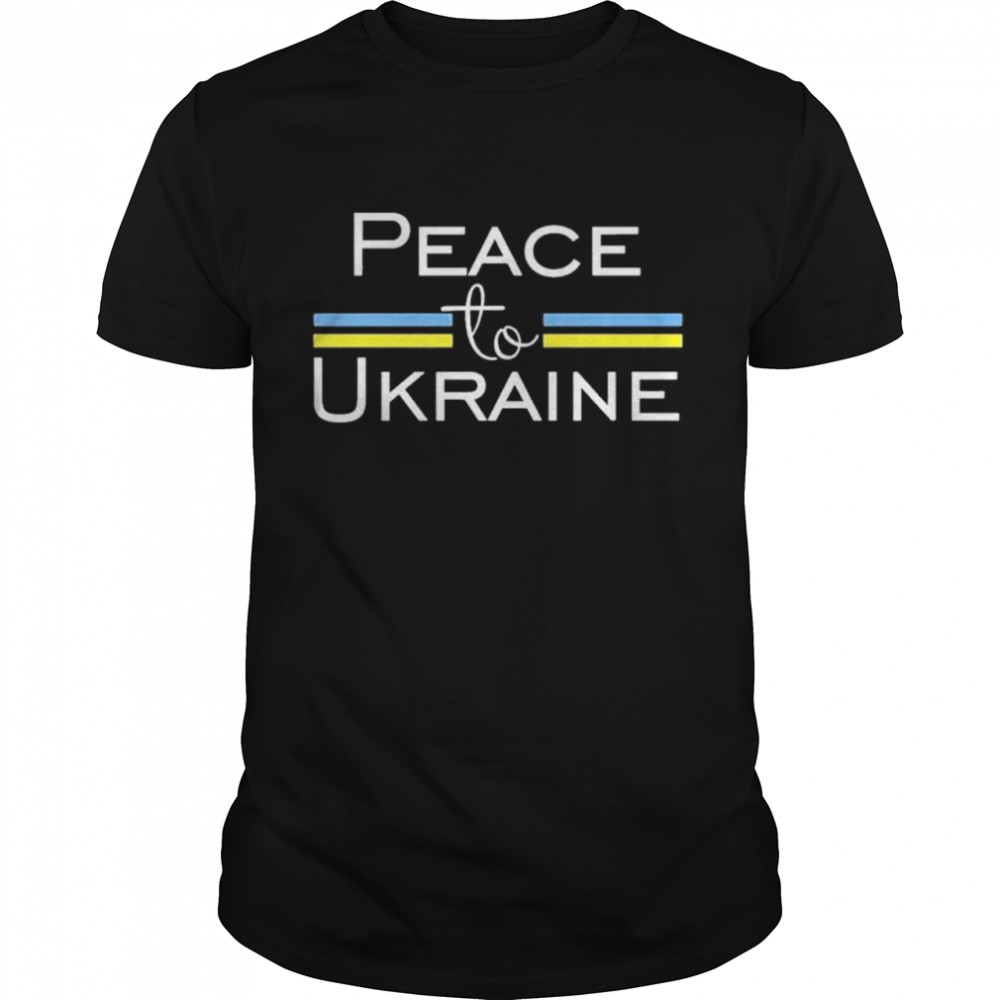 Peace to ukraine shirt Classic Men's T-shirt