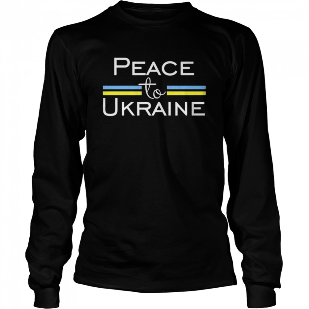 Peace to ukraine shirt Long Sleeved T-shirt