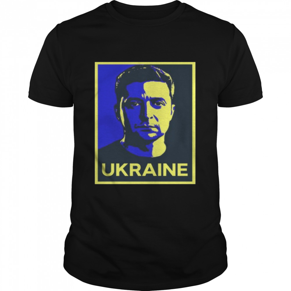 Volodymyr Zelensky Ukraine Darren Chesterton T- Classic Men's T-shirt