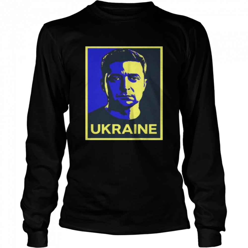 Volodymyr Zelensky Ukraine Darren Chesterton T- Long Sleeved T-shirt