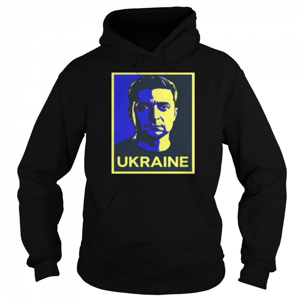 Volodymyr Zelensky Ukraine Darren Chesterton T- Unisex Hoodie