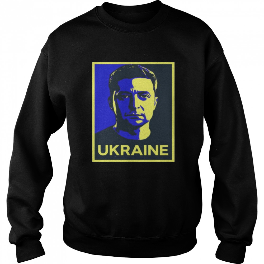 Volodymyr Zelensky Ukraine Darren Chesterton T- Unisex Sweatshirt