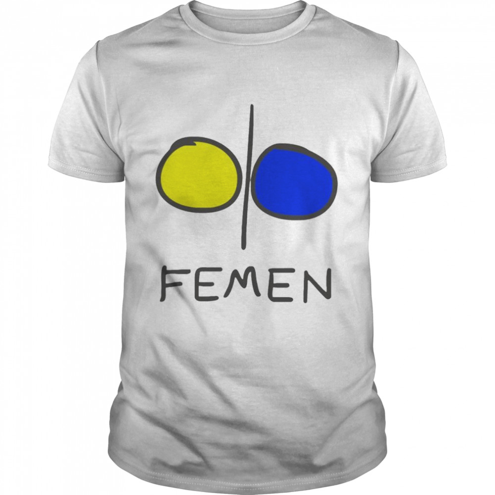Femen Fitted Ukraine shirt Classic Men's T-shirt