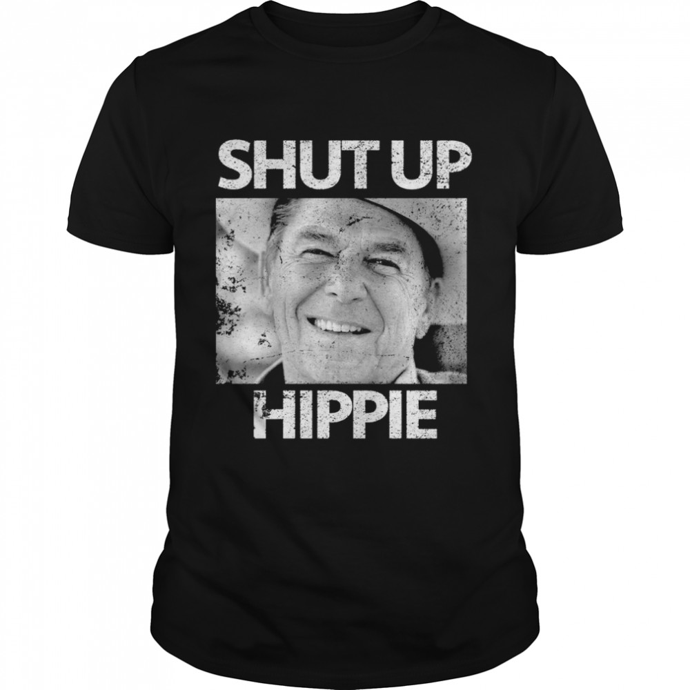 Shut up hippie shirt Classic Men's T-shirt