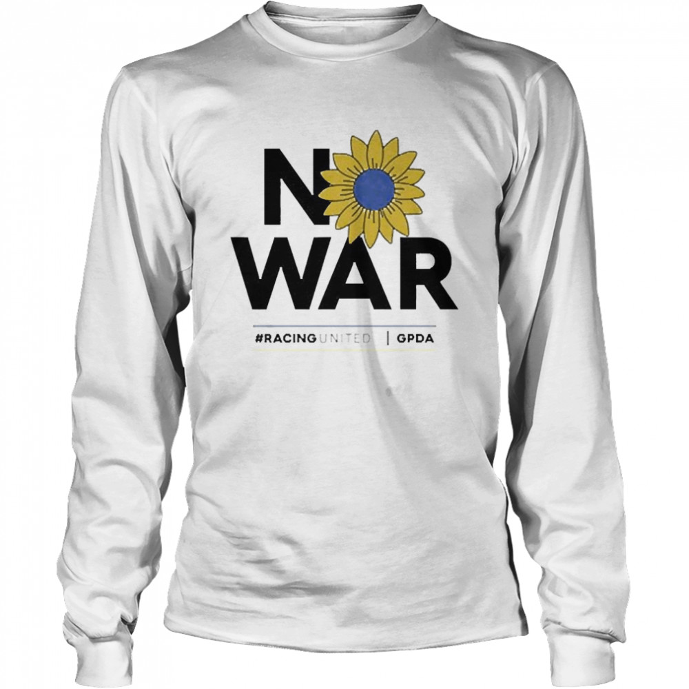 No War Racingunited Gpda Long Sleeved T-shirt