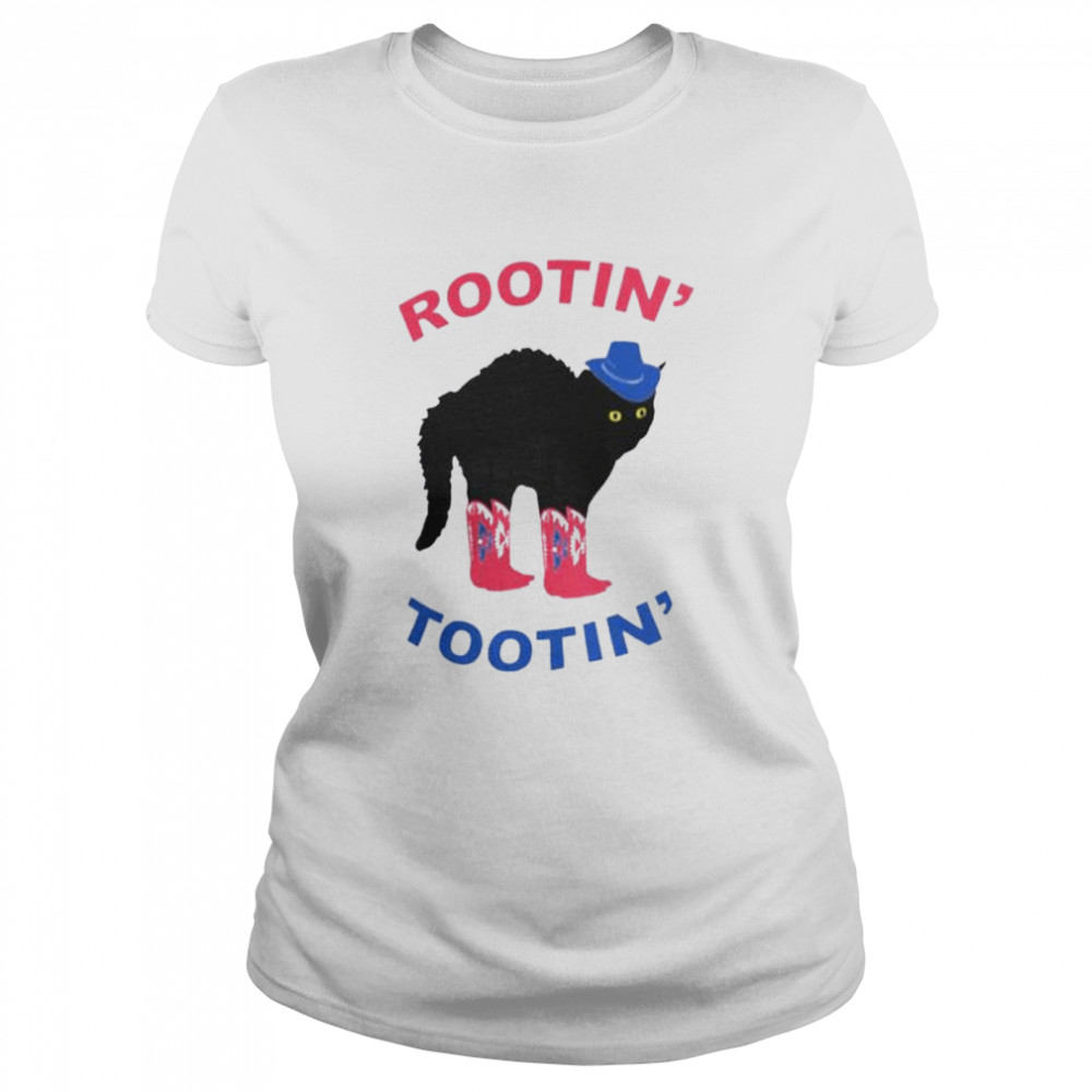 Rootin Tootin Cat Cowboy Cat Tee Classic Women's T-shirt