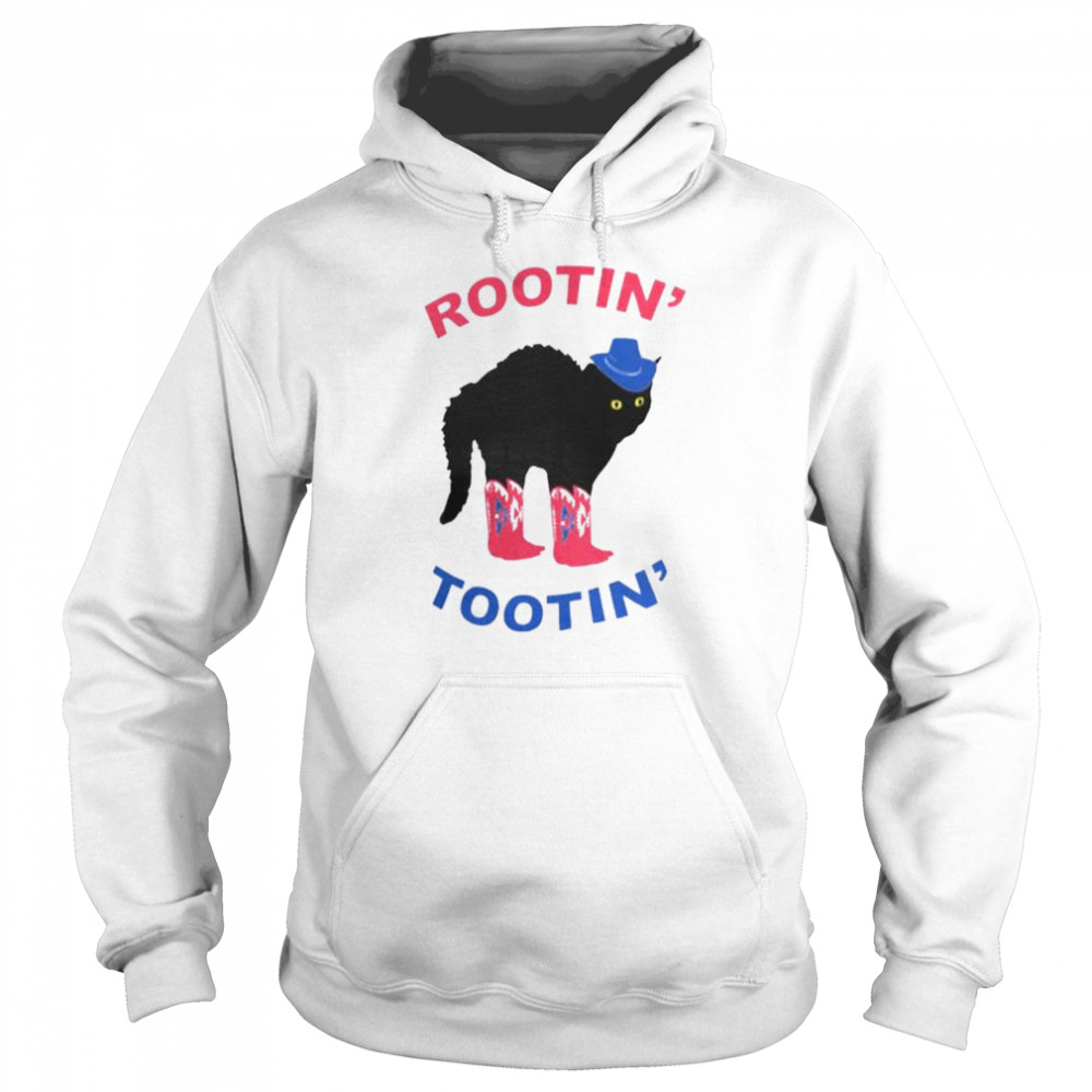 Rootin Tootin Cat Cowboy Cat Tee Unisex Hoodie