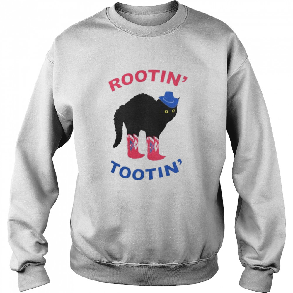 Rootin Tootin Cat Cowboy Cat Tee Unisex Sweatshirt