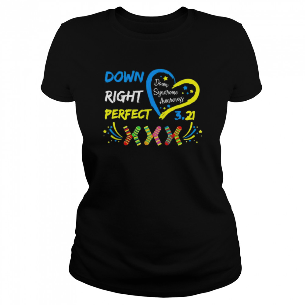 World Down Syndrome Day Awareness Socks 21 March t-shirt Classic Women's T-shirt