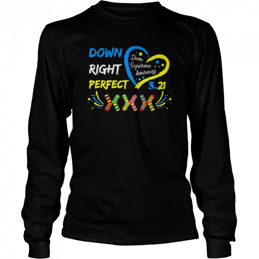 World Down Syndrome Day Awareness Socks 21 March t-shirt Long Sleeved T-shirt