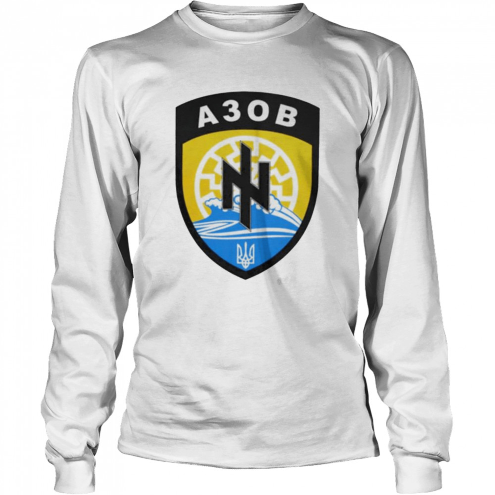Ukraina Azov Battalion A30b shirt Long Sleeved T-shirt