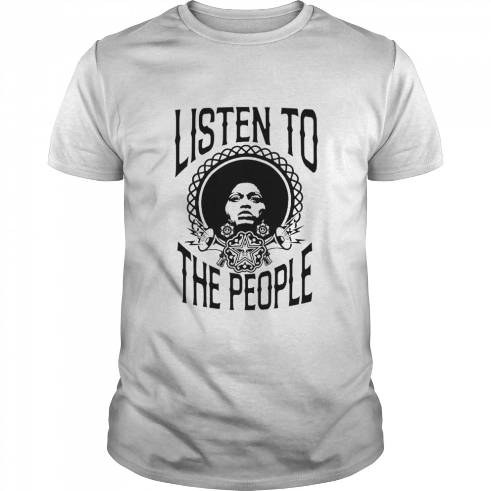 Obey listen to the people shirt Classic Men's T-shirt