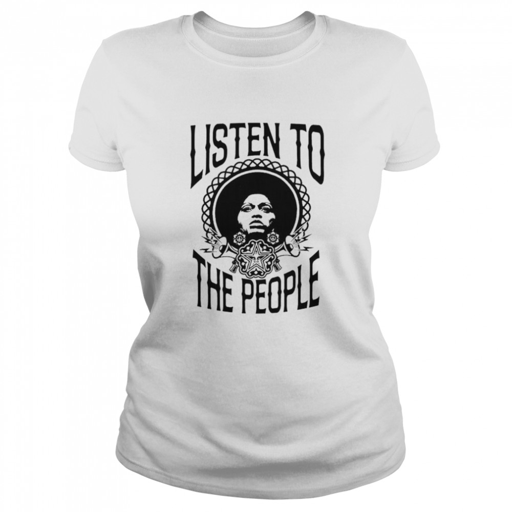 Obey listen to the people shirt Classic Women's T-shirt