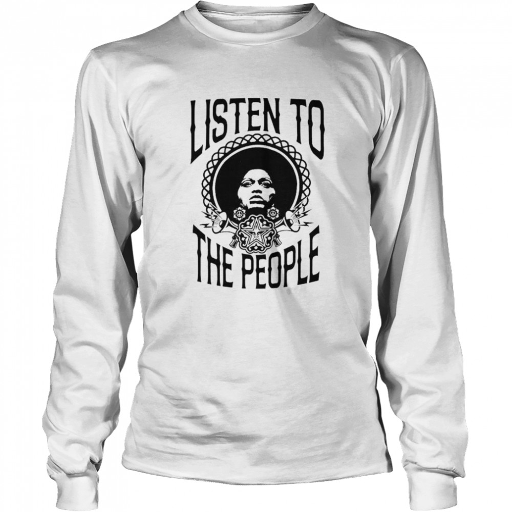 Obey listen to the people shirt Long Sleeved T-shirt