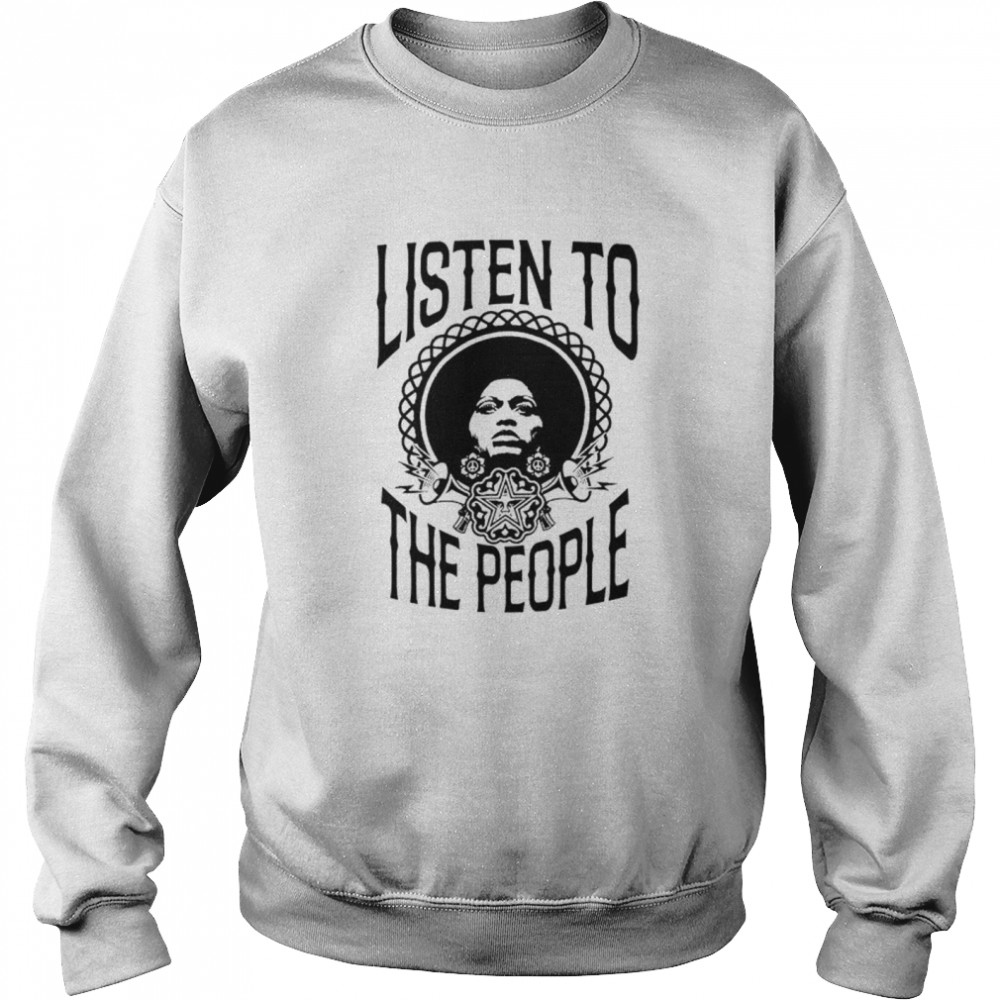 Obey listen to the people shirt Unisex Sweatshirt