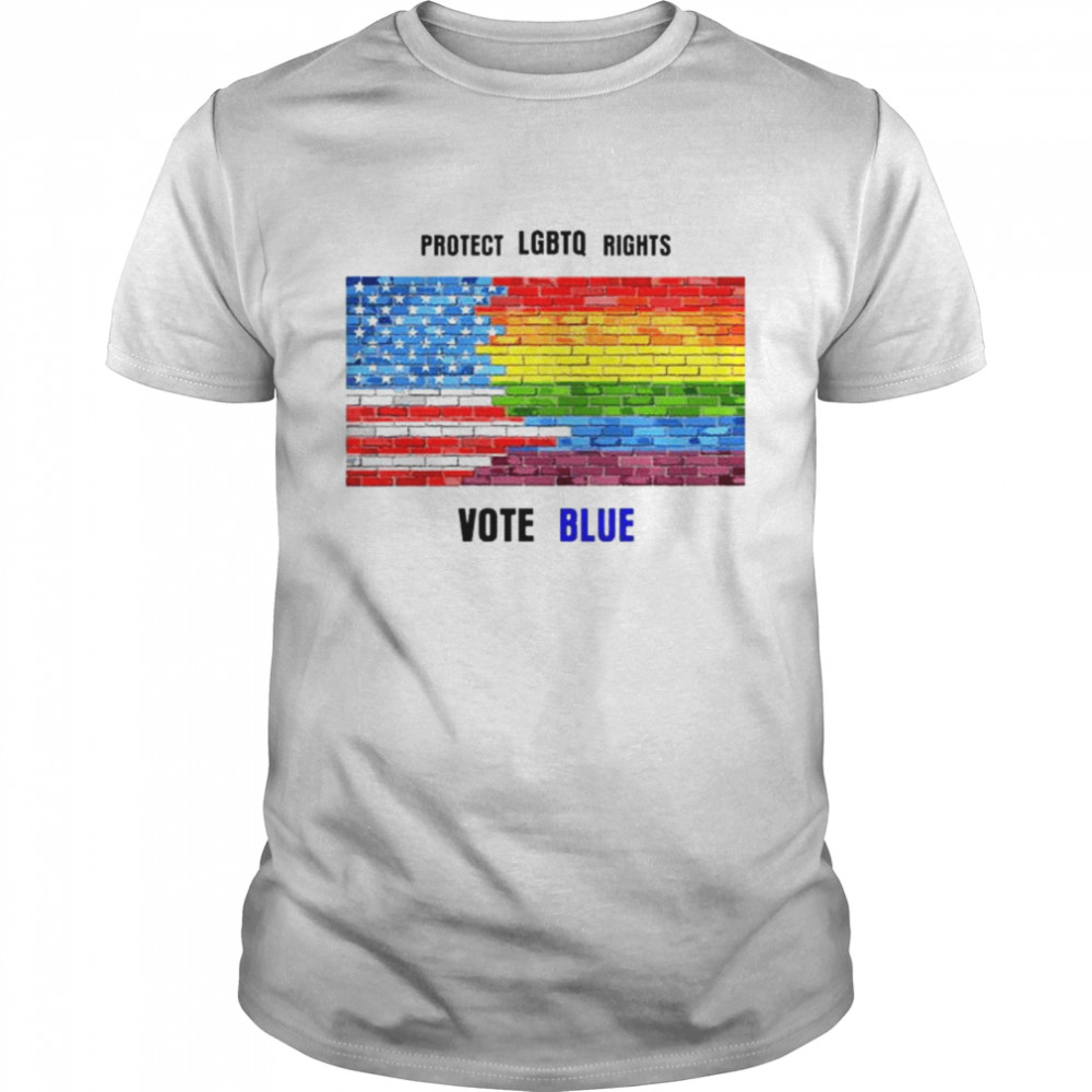 Protect LGBTQ rights vote blue shirt Classic Men's T-shirt
