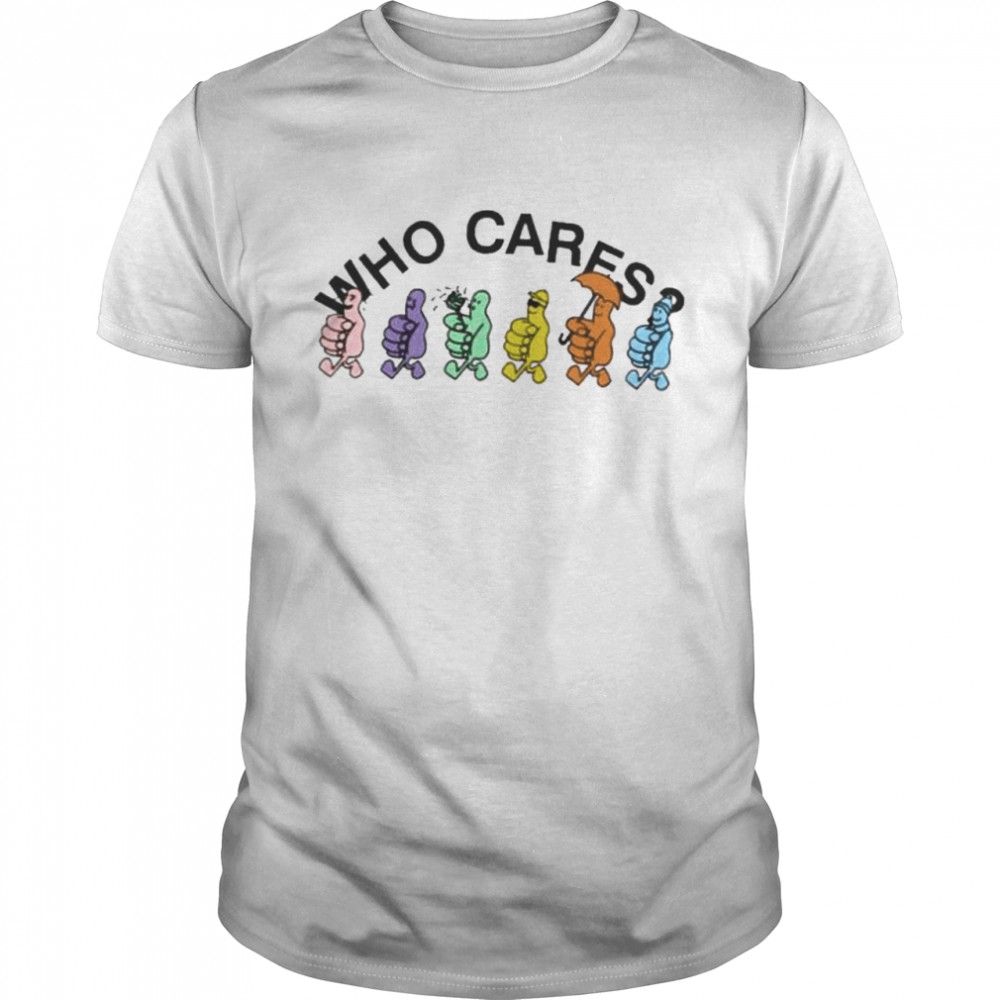 Who Cares White shirt Classic Men's T-shirt