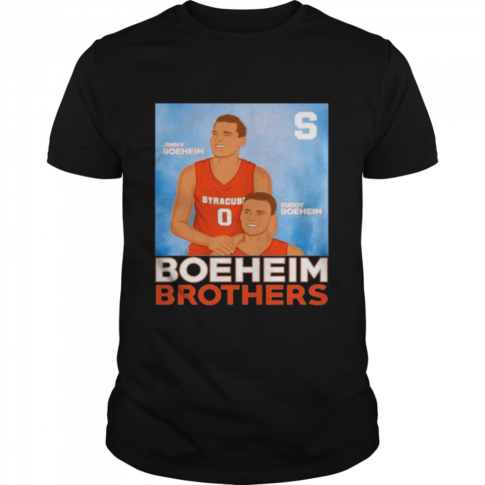 Buddy & Jimmy Boeheim Brothers shirt