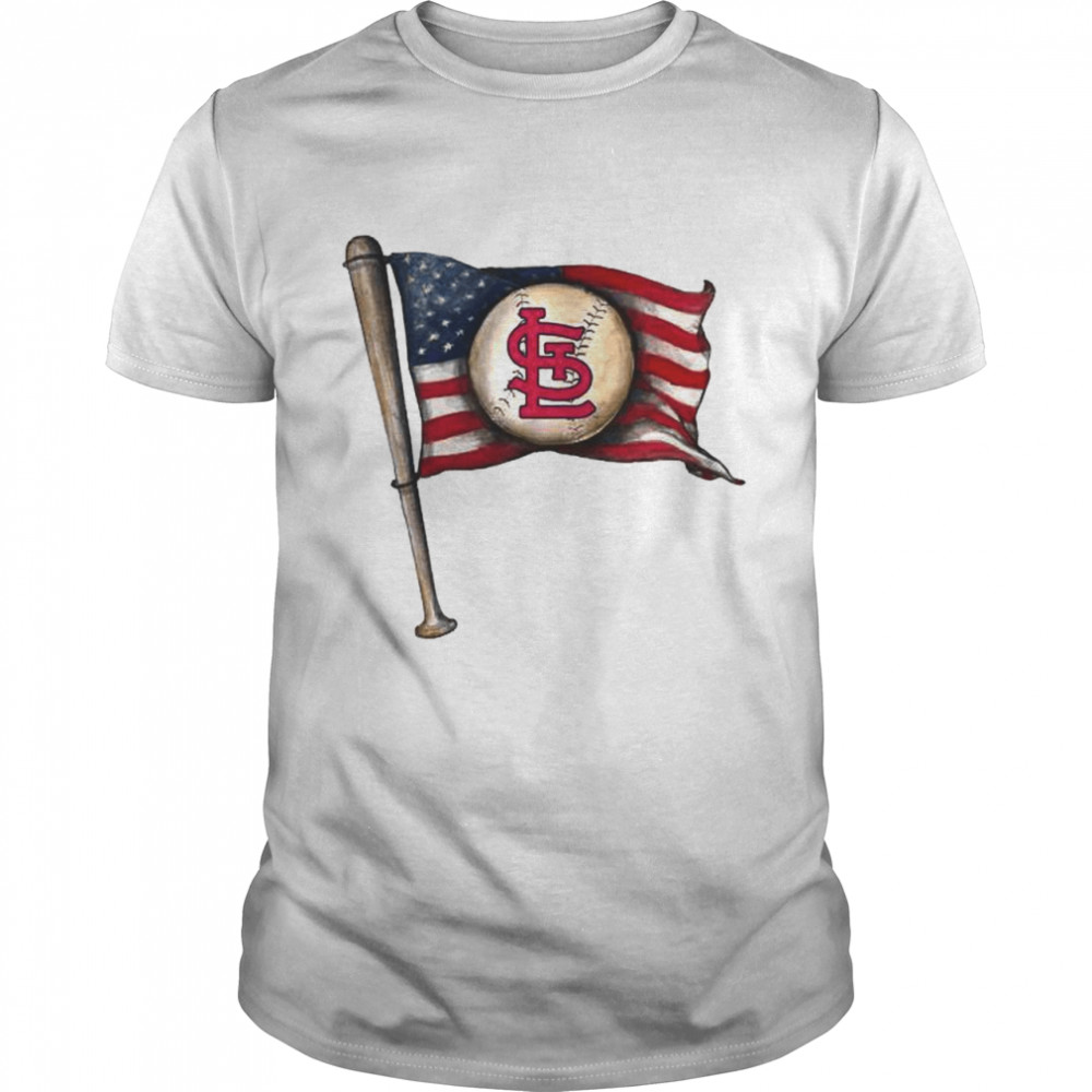 st louis cardinals flag shirt