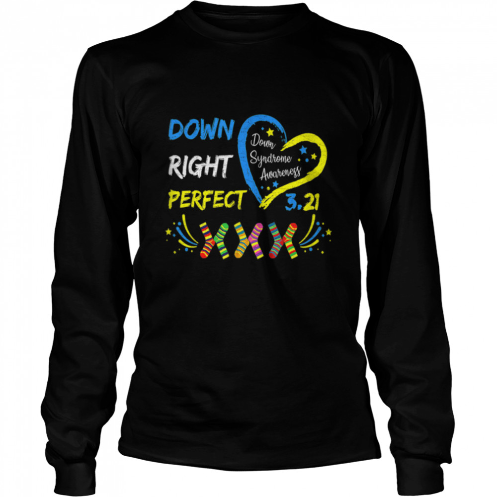 World Down Syndrome Day Awareness Socks 21 March T- B09VNYK2C2 Long Sleeved T-shirt